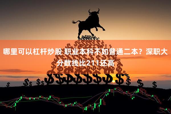 哪里可以杠杆炒股 职业本科不如普通二本？深职大分数线比211还高